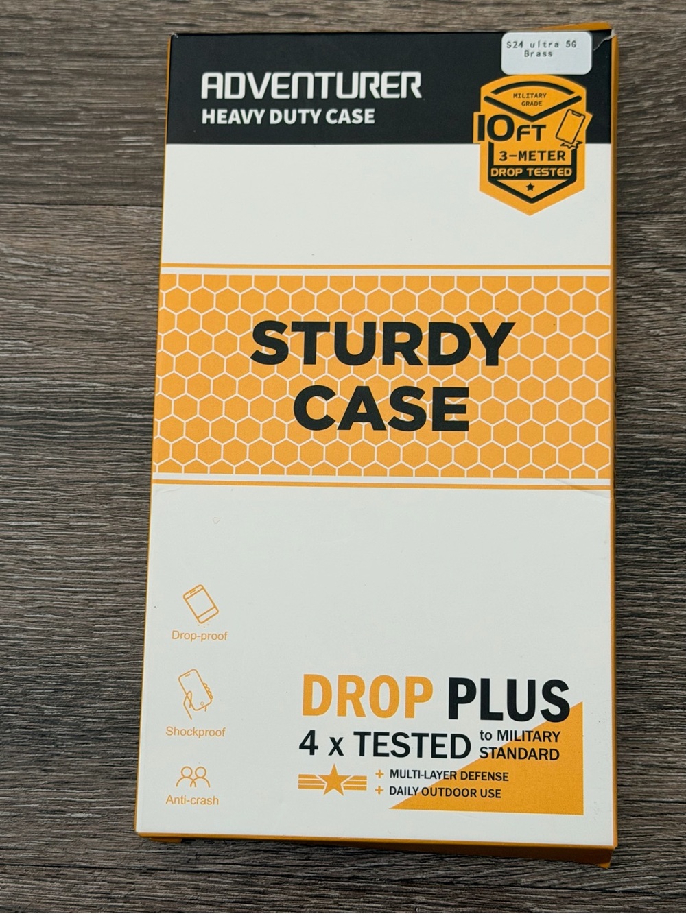 Sturdy Case Drop Plus - Orange/White